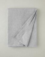 Modern Grid Tek Kişilik Pike 150x220 cm Gri - Görsel 2