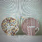 Solvia New Bone China 4 Parça 2 Kişilik Kahve Fincan Takımı 80 ml Bordo